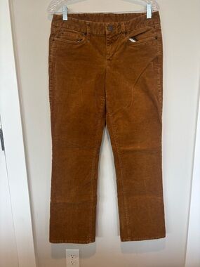 J. Crew Women's Corduroy Pants in Rust Brown